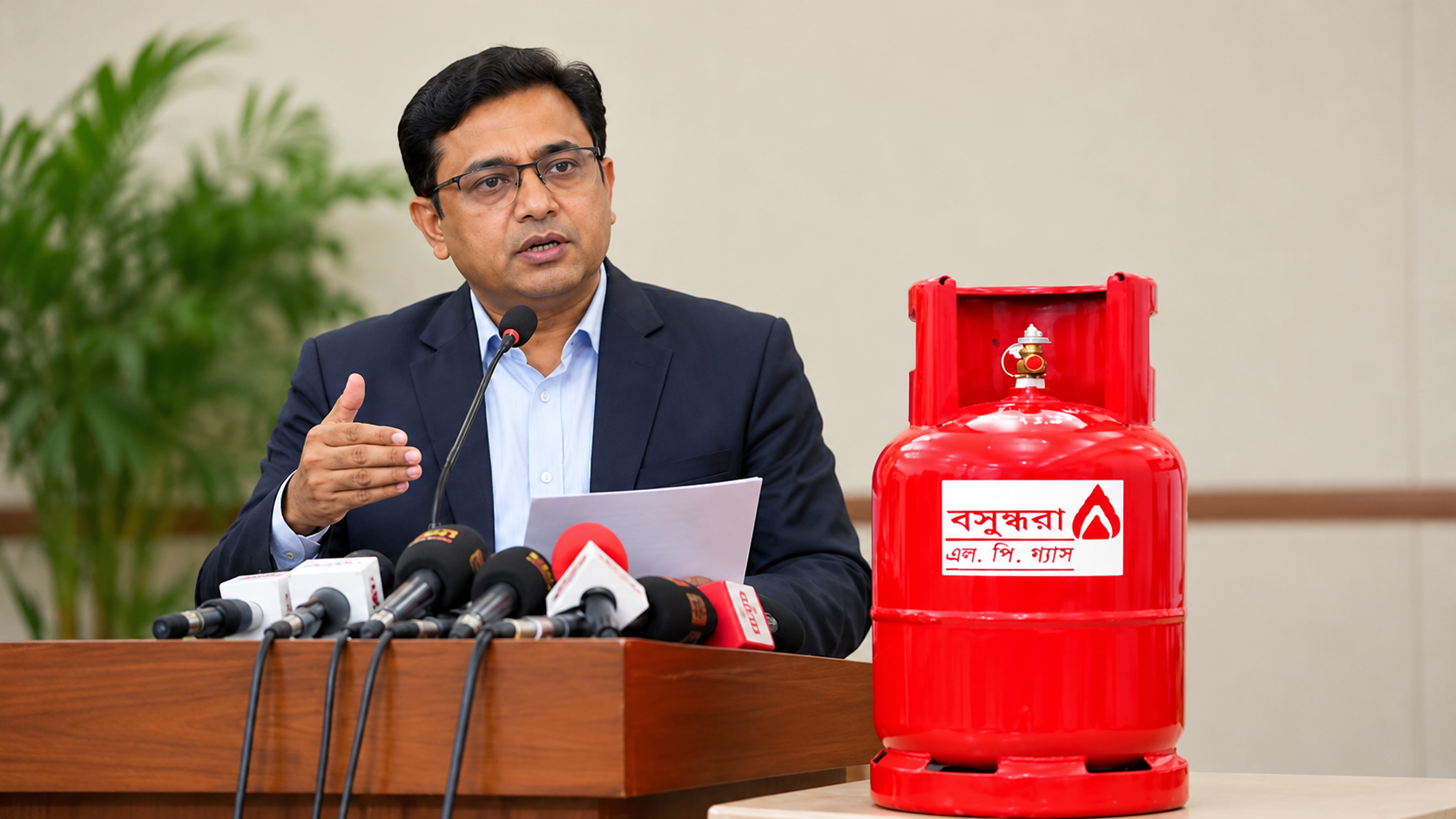 ১২ কেজি গ্যাস সিলিন্ডারের দাম ১,৮৩৭ টাকার বেশি নিলেই ব্যবস্থা!